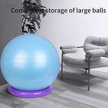 SZTLKHH Yoga Ball Base - Anti Slip, Fitness Stability