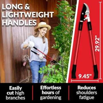TABOR TOOLS GG11A Bypass Lopper for Effortless Cuts