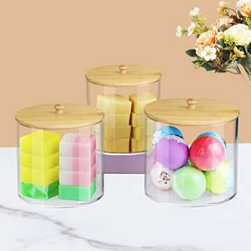 Large Capacity Laundry Organization Jars Set for Stylish Storage