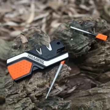 Versatile SHARPAL 101N 6-In-1 Knife Sharpener & Survival Tool