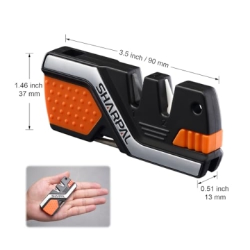 Versatile SHARPAL 101N 6-In-1 Knife Sharpener & Survival Tool