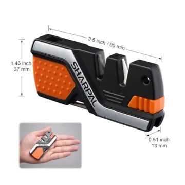 Versatile SHARPAL 101N 6-In-1 Knife Sharpener & Survival Tool