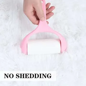 duduta White Soft Fluffy Rectangle Rug 3x5 ft, Shag Furry Plush Throw Rug for Bedroom Nursery Living Room Home Decor