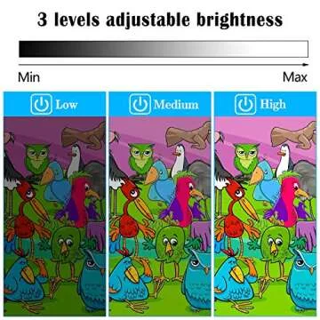 Ratukall 183PCS A4 Diamond Painting Light Pad Kit