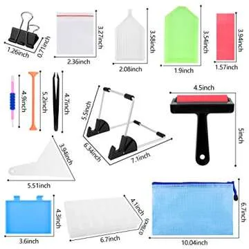 Ratukall 183PCS A4 Diamond Painting Light Pad Kit