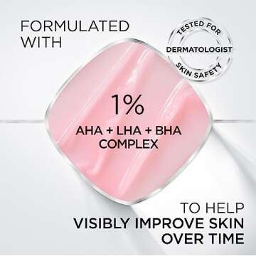 L’Oréal Paris Prime Lab Up to 24H Pore Minimizer Face Primer Infused with AHA, LHA, BHA Complex to Smooth and Extend Makeup Wear, 1.01 Fl Oz