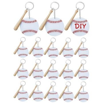 Taiyin Baseball Acrylic Keychain Set for Parties & Gifts