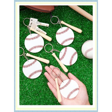 Taiyin Baseball Acrylic Keychain Set for Parties & Gifts