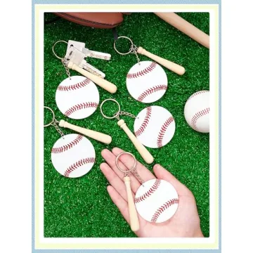 Taiyin Baseball Acrylic Keychain Set for Parties & Gifts