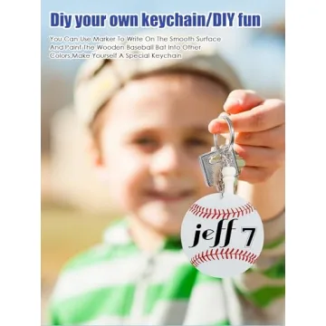 Taiyin Baseball Acrylic Keychain Set for Parties & Gifts