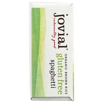 Jovial Gluten Free Brown Rice Pasta Organic - Award-Winning Taste & Texture, Non-GMO, Free of Top 8 Allergens, Vegan Brown Rice Noodles, Made in Italy - Gluten Free Elbow Pasta, 12 oz