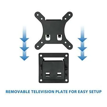 Mount-It! Small TV Monitor Wall Mount - Easy Installation & Sleek Design