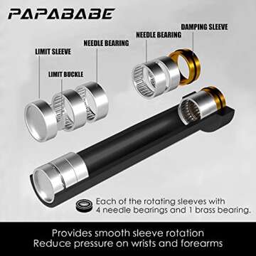 PAPABABE Olympic Barbell, 1500LB Capacity barbell Cerakote Coating Bar, Weightlifting Bar 2 Inch Barbell, for Powerlifting and Crossfit, Pink (25MM)