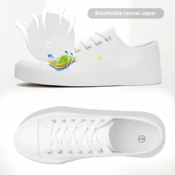 ZGR Women’s Canvas Low Top Sneaker - Stylish & Comfortable