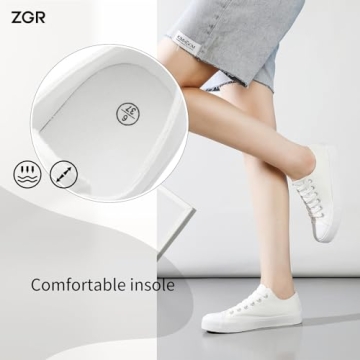ZGR Women’s Canvas Low Top Sneaker - Stylish & Comfortable