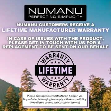 NUMANU Collapsible Stool 2-Pack & Carry Bag + Clips - Upgraded Portable Folding Stool, Height Adjustable, Lightweight, Retractable Telescoping Camping Seat Travel Chair, Foldable Footrest - Max 400lbs