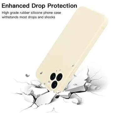 peafowl Case Compatible with iPhone12 Pro Max Matte Silicone Gel Cover with Full Body Protection Anti-Scratch Shockproof Case 6.7 inch (Antique White)