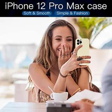 peafowl Case Compatible with iPhone12 Pro Max Matte Silicone Gel Cover with Full Body Protection Anti-Scratch Shockproof Case 6.7 inch (Antique White)