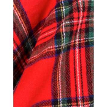 Moss Rose Women's Red Shawl Wrap Poncho Ruana Cape Open Front Cardigan for Christmas Day