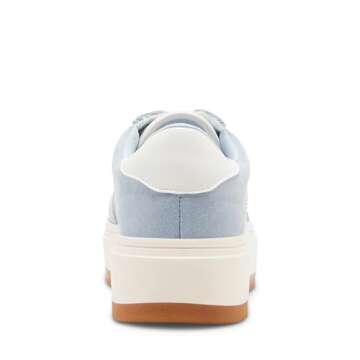 Madden Girl Women's Navida Sneaker, Light Blue, 9