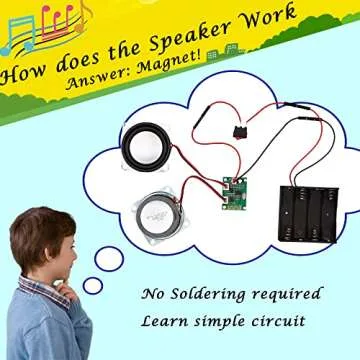 STEM Projects for Kids: Build Your Own Bluetooth Speaker - Fun Electronics Kit for All Ages