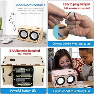 Build Your Own Bluetooth Speaker STEM Kit for Kids
