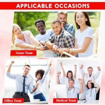 Liliful 100 Pcs Silicone Rubber Wristbands Rubber Wristband Bracelet Bands for Silicone Wristbands for Women Men(Red)