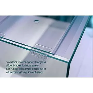 Allcolor Ultra Clear Rimless Aquarium for Fish Lovers