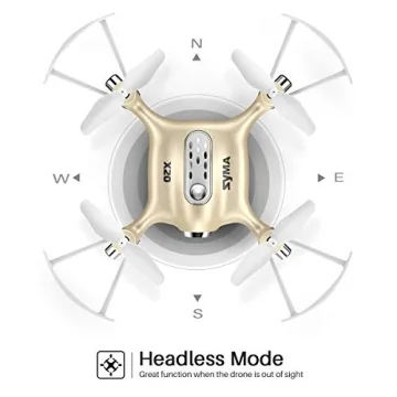 X20 Mini Drone with Headless Mode for Easy Indoor Flying