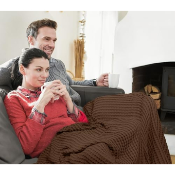 Utopia Cotton Waffle Blanket Lightweight and Breathable