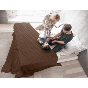 Utopia Cotton Waffle Blanket Lightweight and Breathable