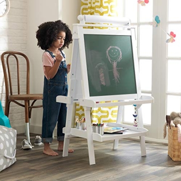 KidKraft Deluxe Wooden Easel for Creative Kids Ages 3+