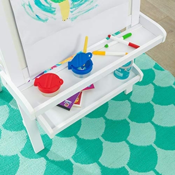KidKraft Deluxe Wooden Easel for Creative Kids Ages 3+