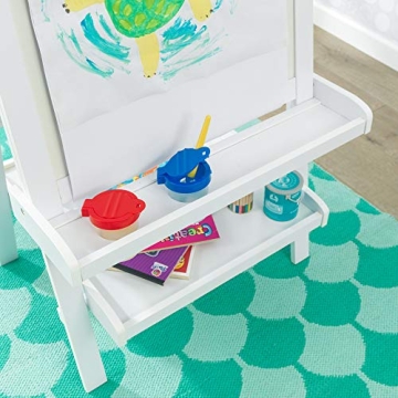 KidKraft Deluxe Wooden Easel for Creative Kids Ages 3+