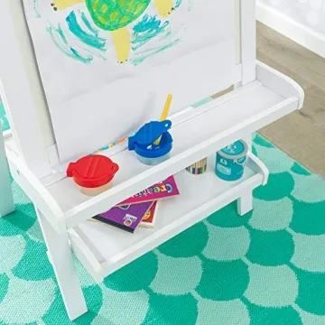 KidKraft Deluxe Wooden Easel for Creative Kids Ages 3+