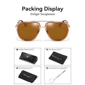 Dollger Oversized Aviator Sunglasses for All Occasions