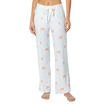 PJ Salvage Powder Blue Rose Pajama Set for Women