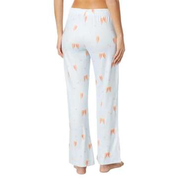 PJ Salvage Powder Blue Rose Pajama Set for Women