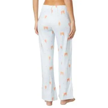 PJ Salvage Powder Blue Rose Pajama Set for Women