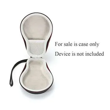 Hard Travel Case for JBL Clip 2/JBL Clip 3 Bluetooth Portable Speaker Carrying Storage Bag. Fits USB Cable - Black