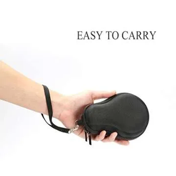 Hard Travel Case for JBL Clip 2/JBL Clip 3 Bluetooth Portable Speaker Carrying Storage Bag. Fits USB Cable - Black