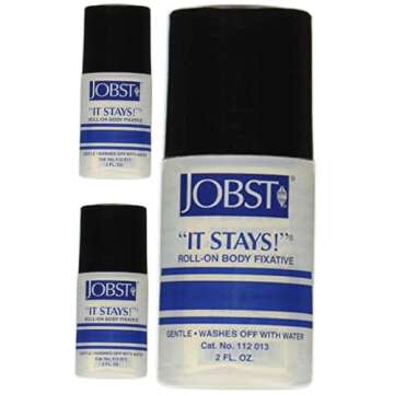 Jobst - It Stays! Roll-On Body Fixative - 2 Ounce (Value Pack of 3)