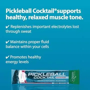 Jigsaw Health Pickleball Cocktail | Blue Raspberry Flavor | 60 Servings (Packets)
