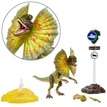 Jurassic World Amber Collection Dilophosaurus Action Figure
