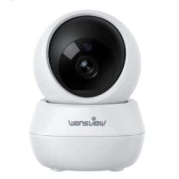 wansview Pet Camera Security Camera Indoor Wireless 2K for Pet/Dog/Cat/Nanny/Baby with Motion Detection, Indoor Home Camera with Phone app, Pan Tilt, SD Card&Cloud Storage, Compatible with Alexa