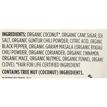 365 by Whole Foods Market, Organic Toasted Coconut Chips Sweet Curry Spice, 3 Ounce