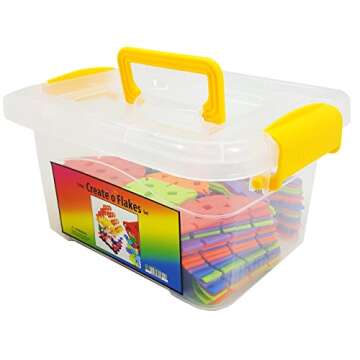 Skoolzy 120 Piece Rainbow Creative Flakes Toys