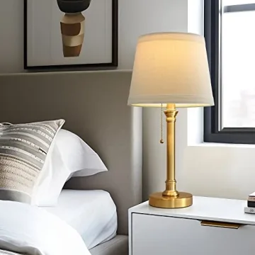 Oneach Gold Brass Table Lamp Set of 2 for Any Room