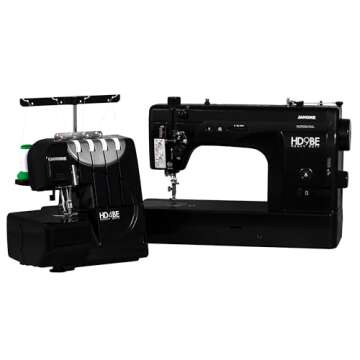 Janome HD4 Vintage Black Heavy Duty Serger for All Sewists