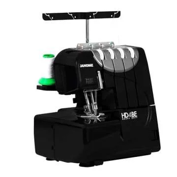 Janome HD4 Vintage Black Heavy Duty Serger for All Sewists